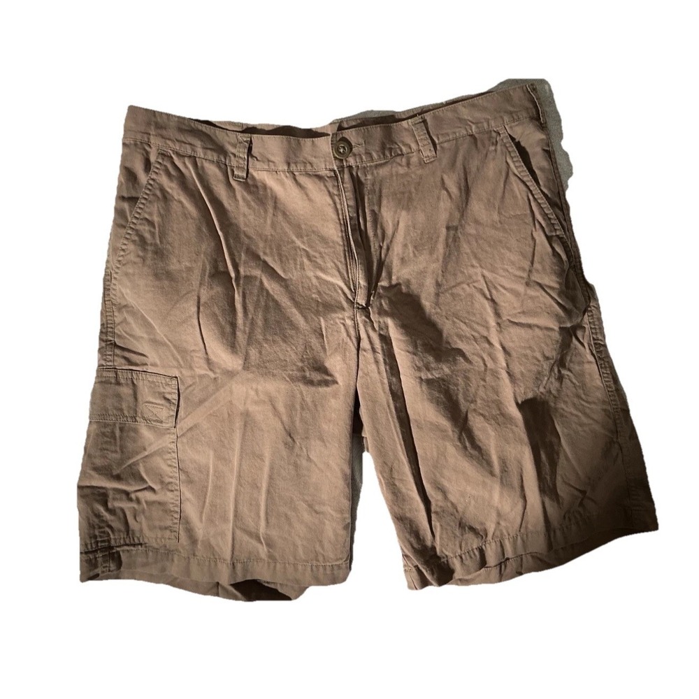 Columbia Shorts Mens Size 38 Cotton Cargo Hiking Khaki Tan Walking Outdoors
